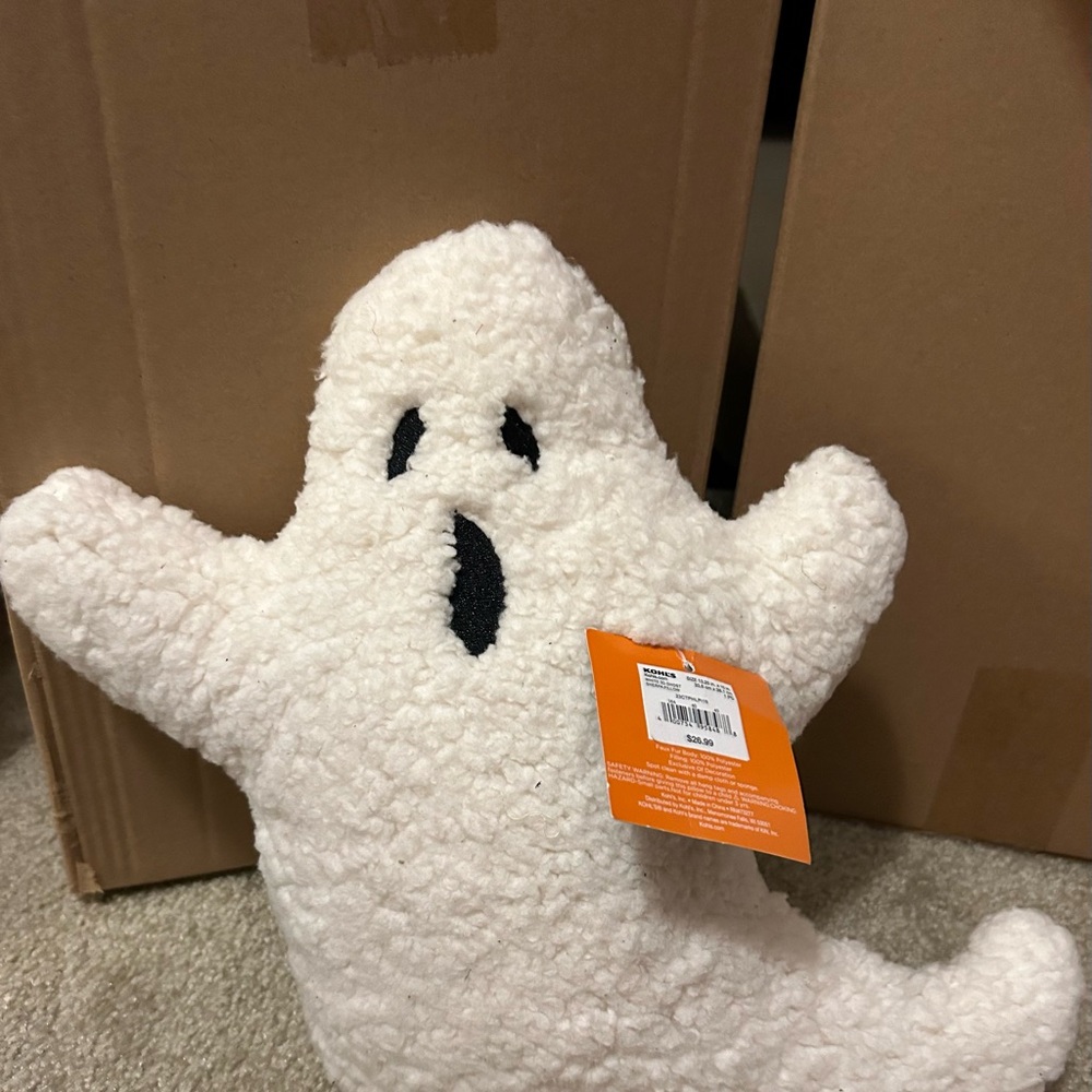 Kohl's White Ghost Plush Decor